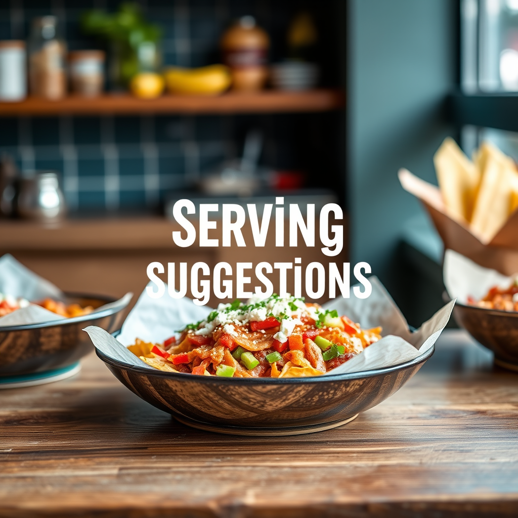 Serving Suggestions - loaded nacho recipe