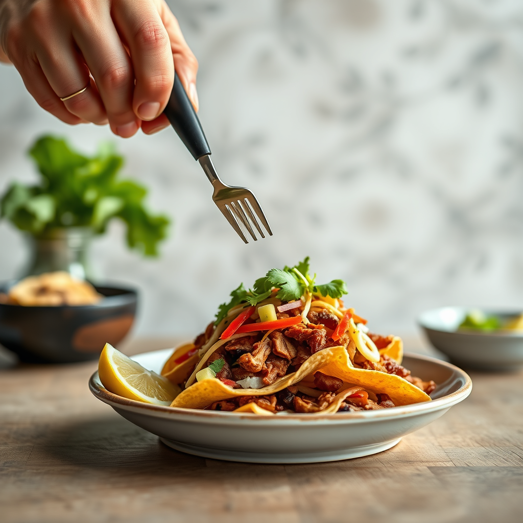 Serving Suggestions - pulled pork nachos recipe