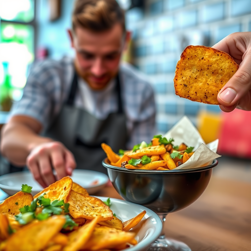 Serving Suggestions - nachos chips recipe