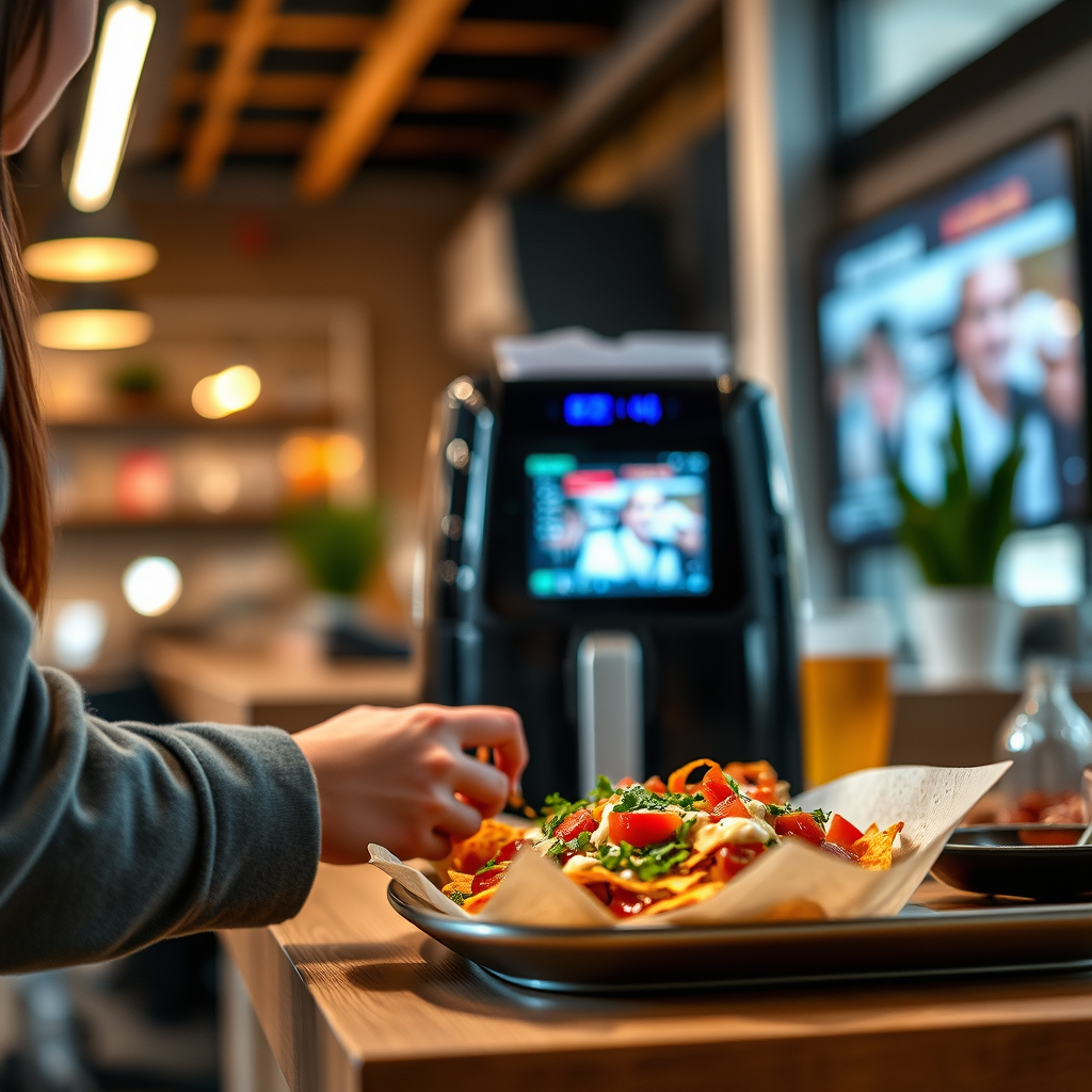 Serving Suggestions - air fryer nachos recipe