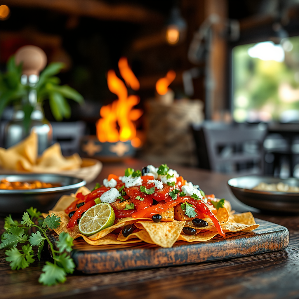 Serving Suggestions - campfire nachos recipe