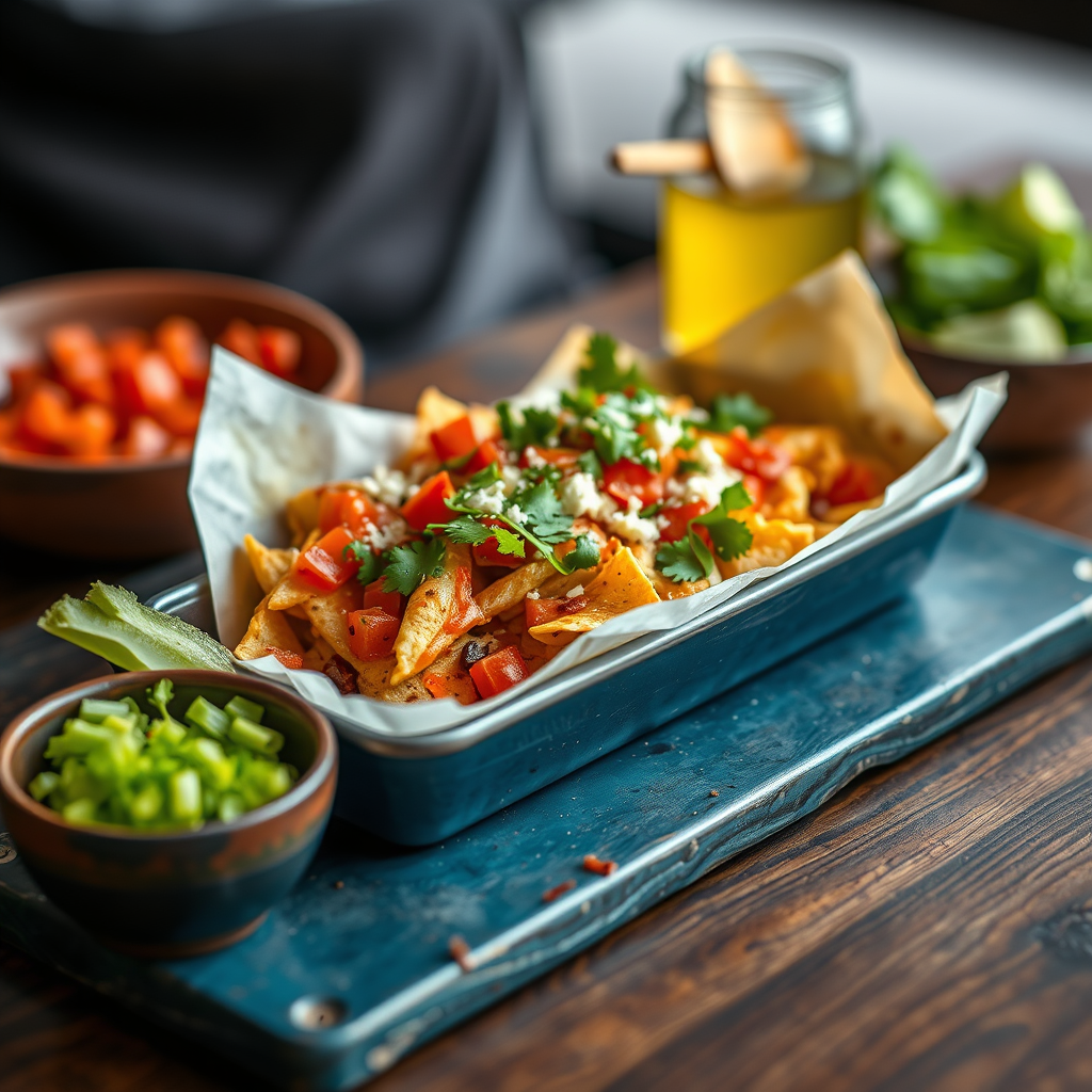 Serving Suggestions - easy chicken nachos recipe