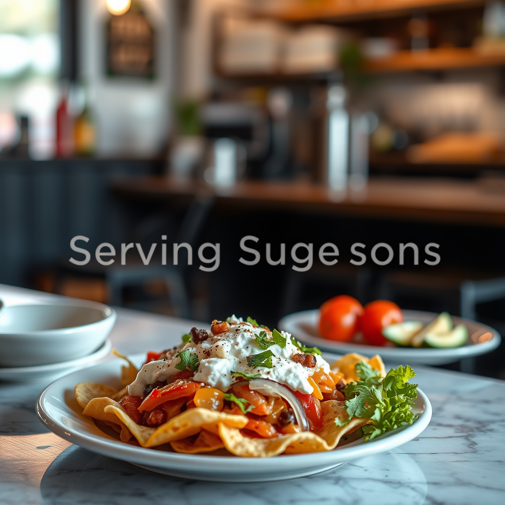 Serving Suggestions - recipe for nachos