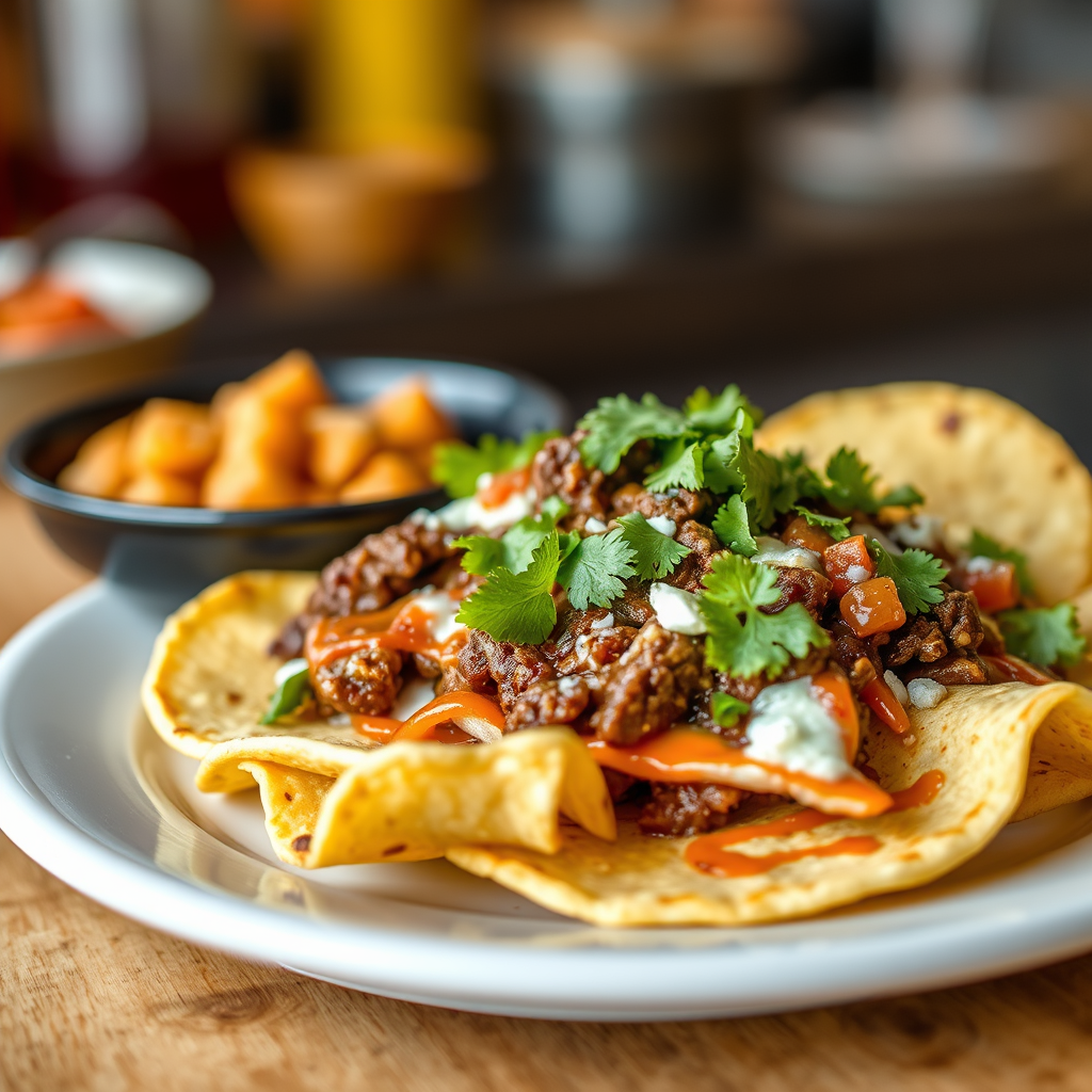 Serving Suggestions - simple beef nachos recipe