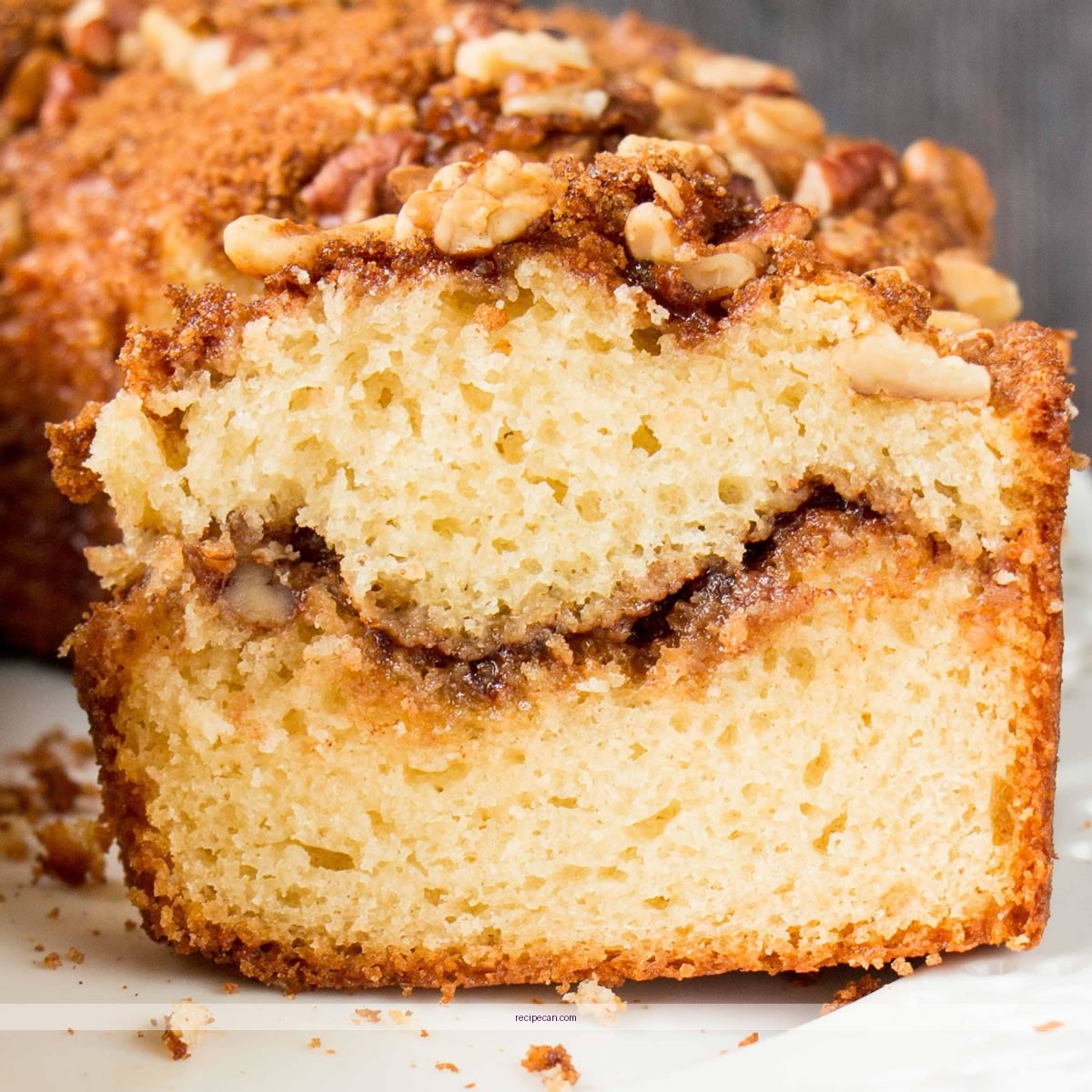 Sour Cream Coffee Cake Ingredients Baking Bowl Flour Sugar Eggs Delicious Sour Cream Coffee - recipe sour cream coffee cake