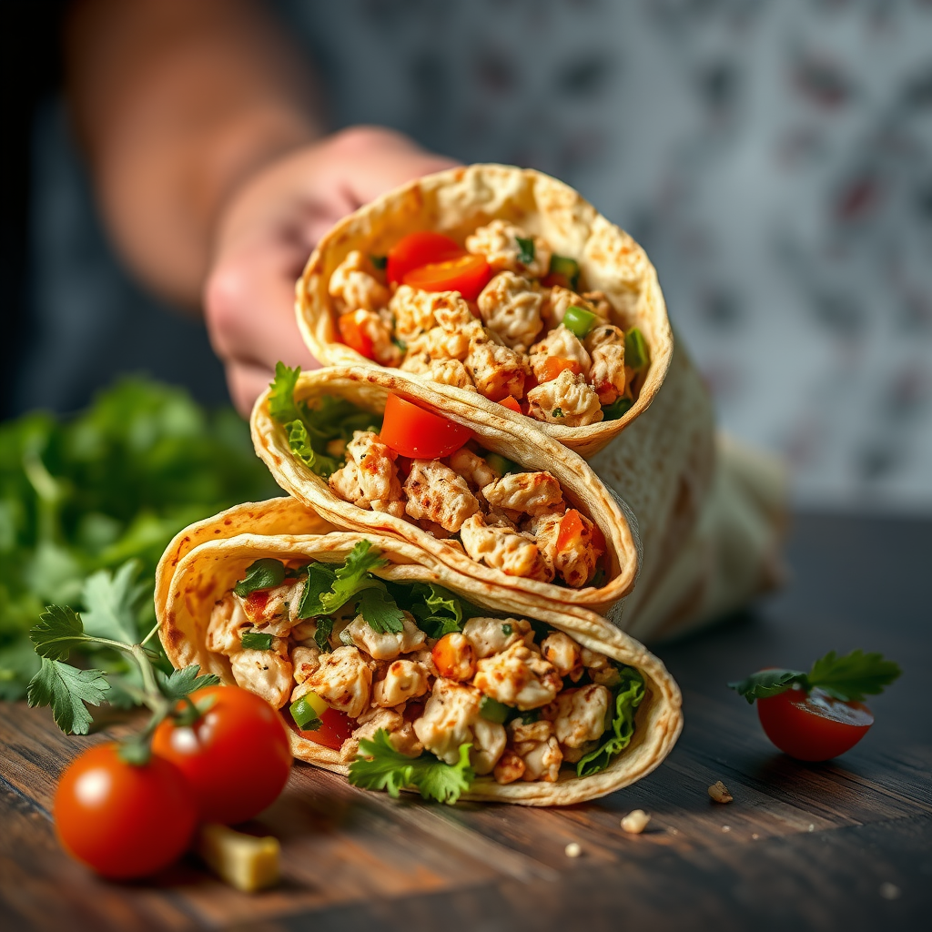 Spicy Tuna Wraps - tuna recipes without mayonnaise