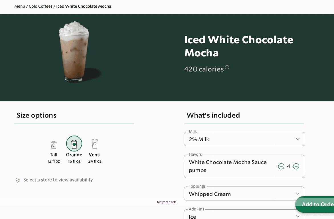 Starbucks Iced Coffee Mocha Ingredients Chocolate Syrup Milk Espresso - starbucks iced coffee mocha recipe