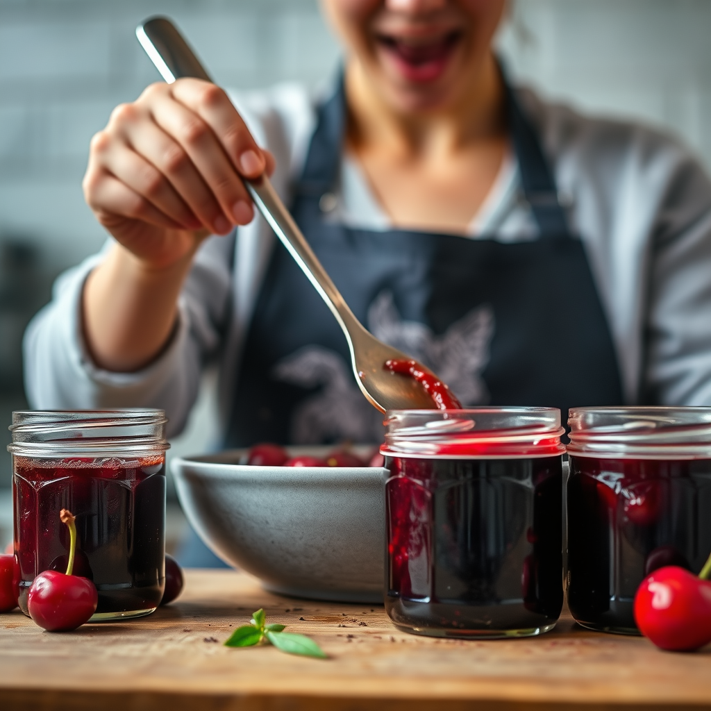 Step-by-Step Protocol - cherry jam recipe