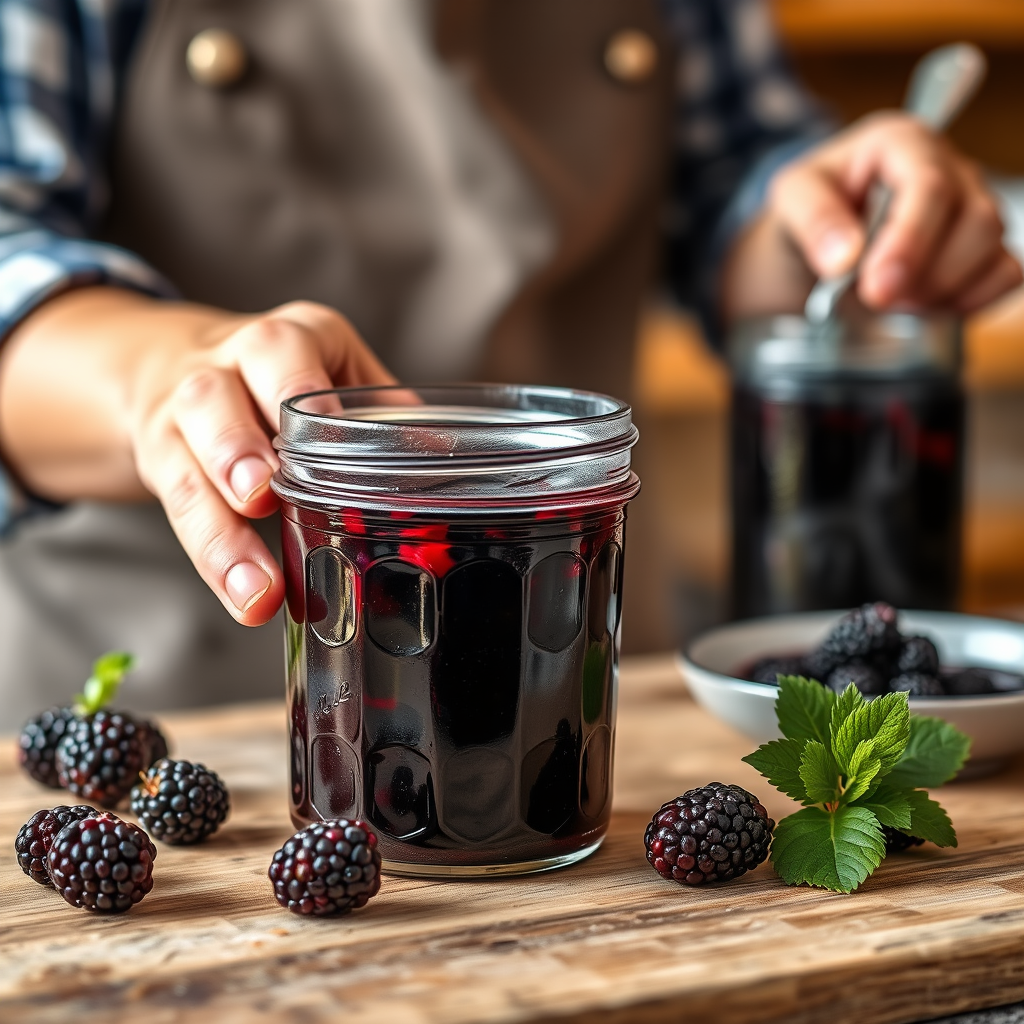 Step-by-Step Protocol - blackberry jam canning recipe