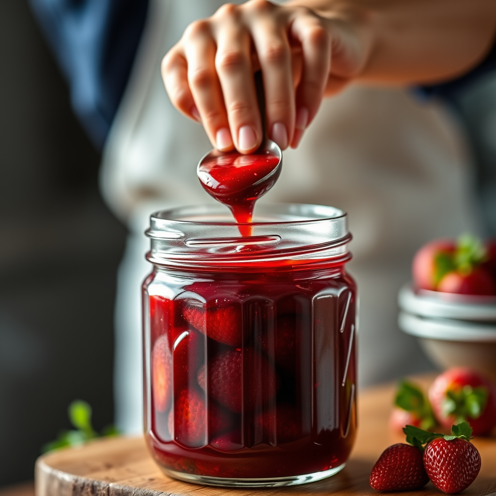 Step-by-Step Protocol - recipe for making strawberry jam