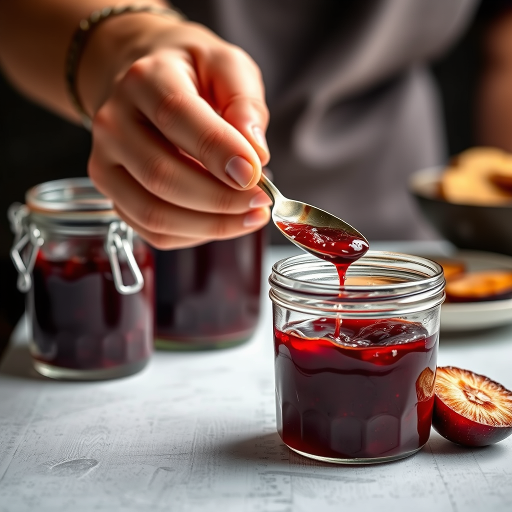 Step-by-Step Protocol - recipe for plum jam