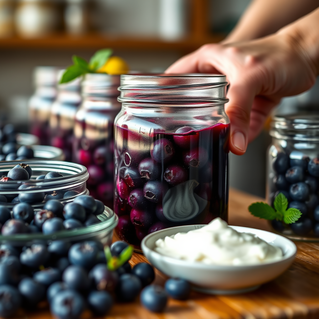Step-by-Step Protocol - blueberry jam canning recipe
