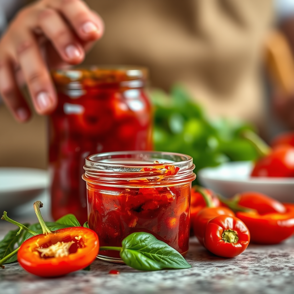 Step-by-Step Protocol - hot pepper jam recipe