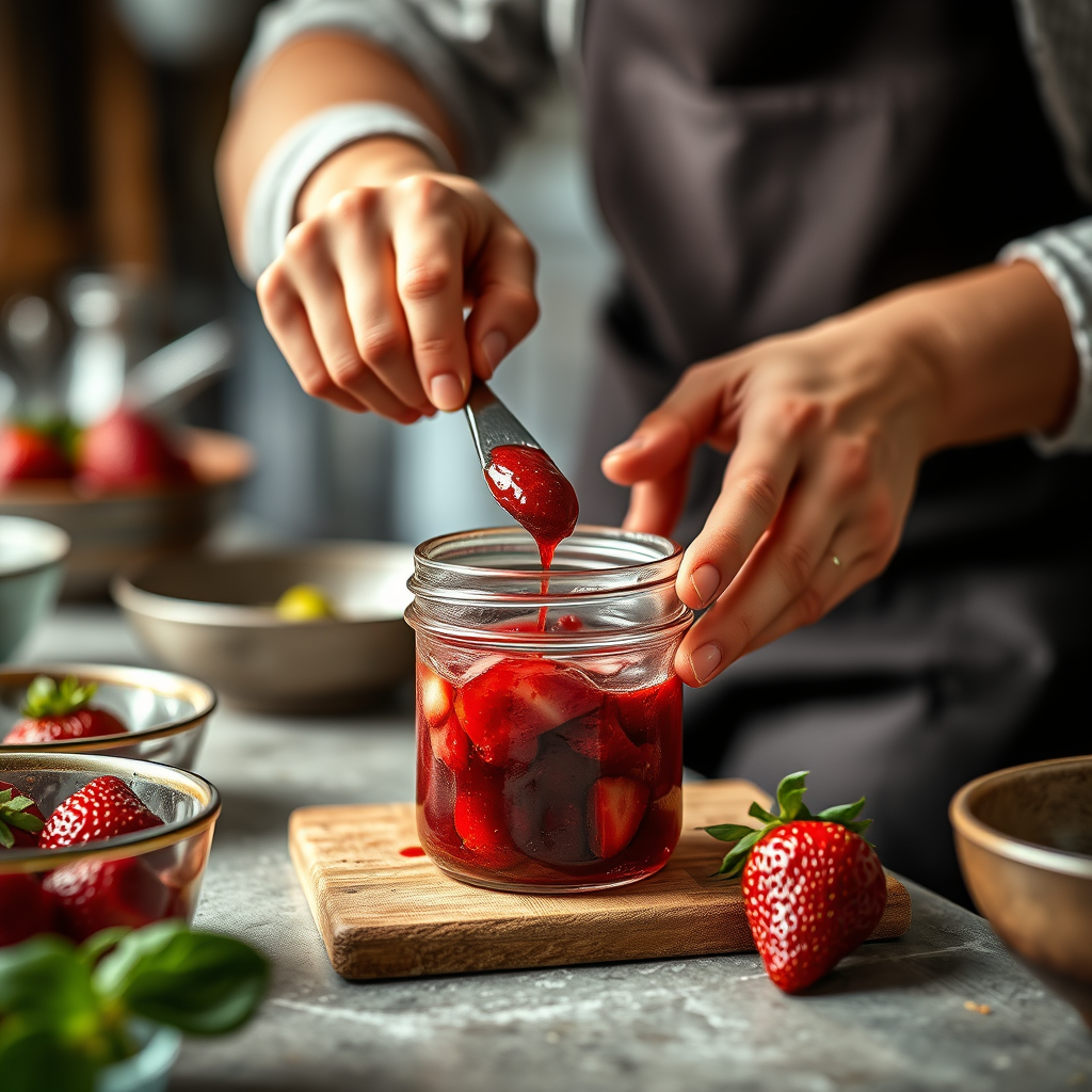 Step-by-Step Protocol - low sugar strawberry jam recipe