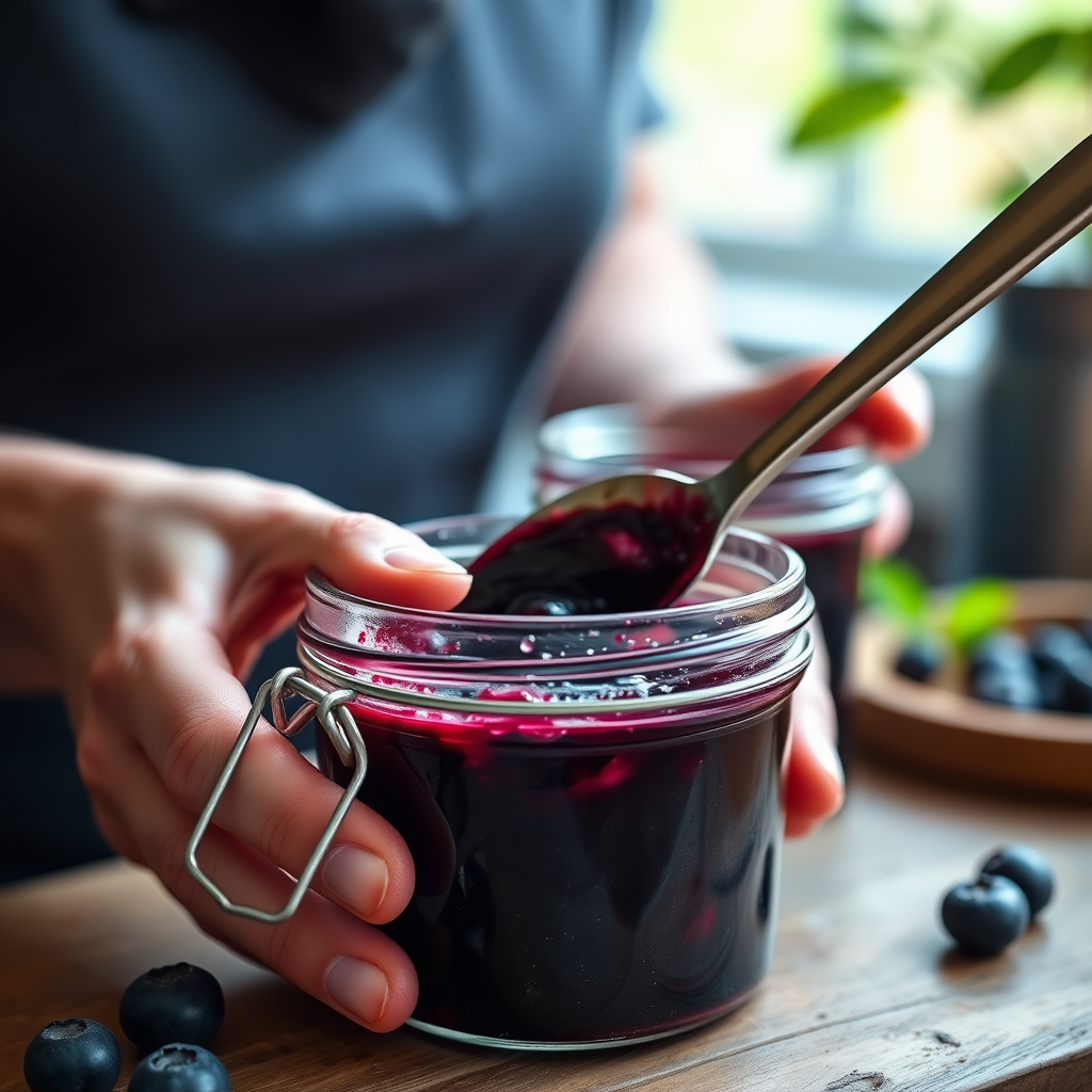 Step-by-Step Protocol - no pectin blueberry jam recipe