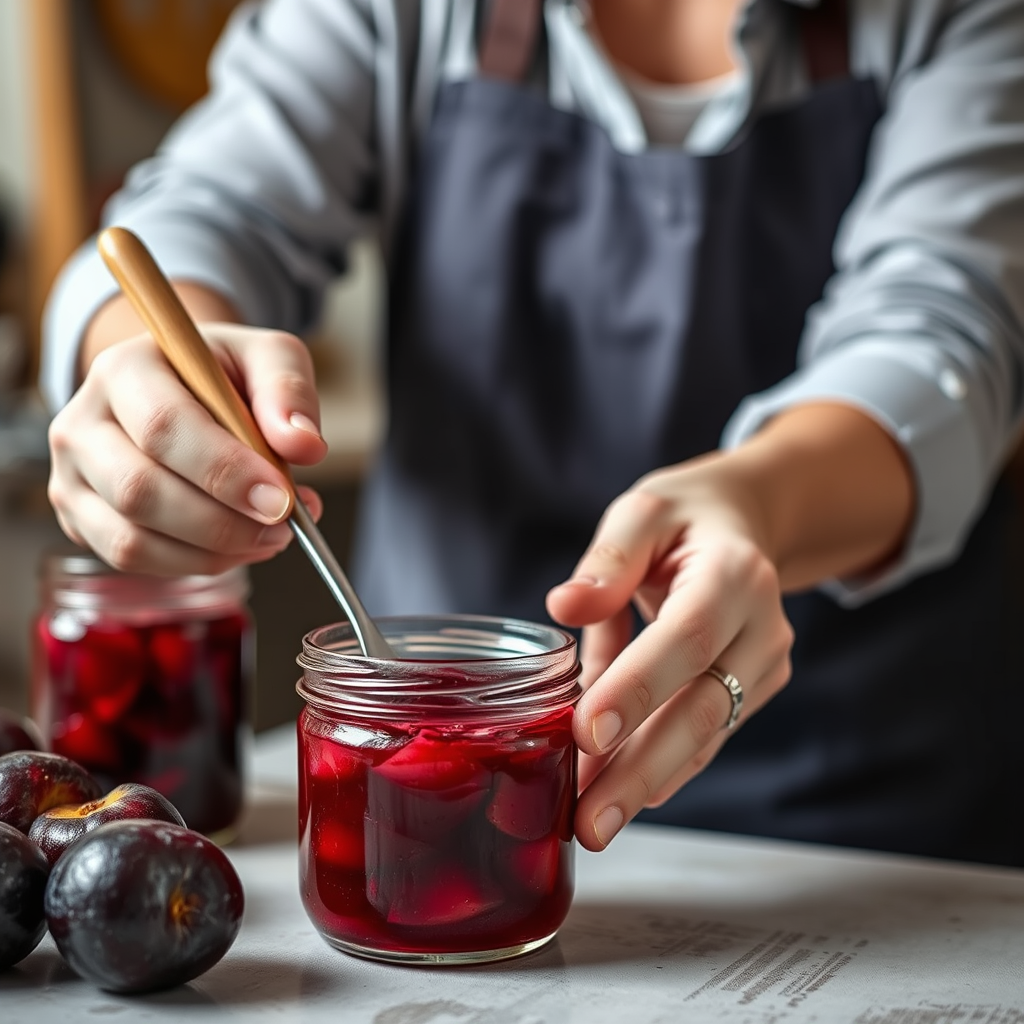 Step-by-Step Protocol - plum jam recipe without pectin