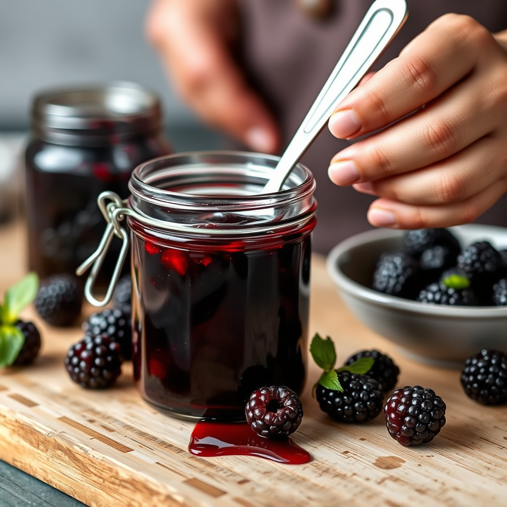 Step-by-Step Protocol - recipe for blackberry jam