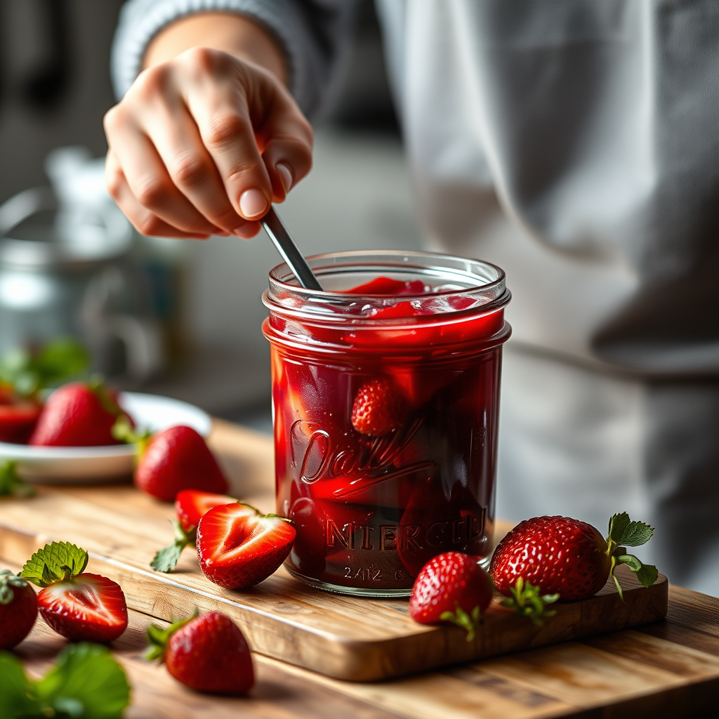 Step-by-Step Protocol - recipe for strawberry rhubarb jam