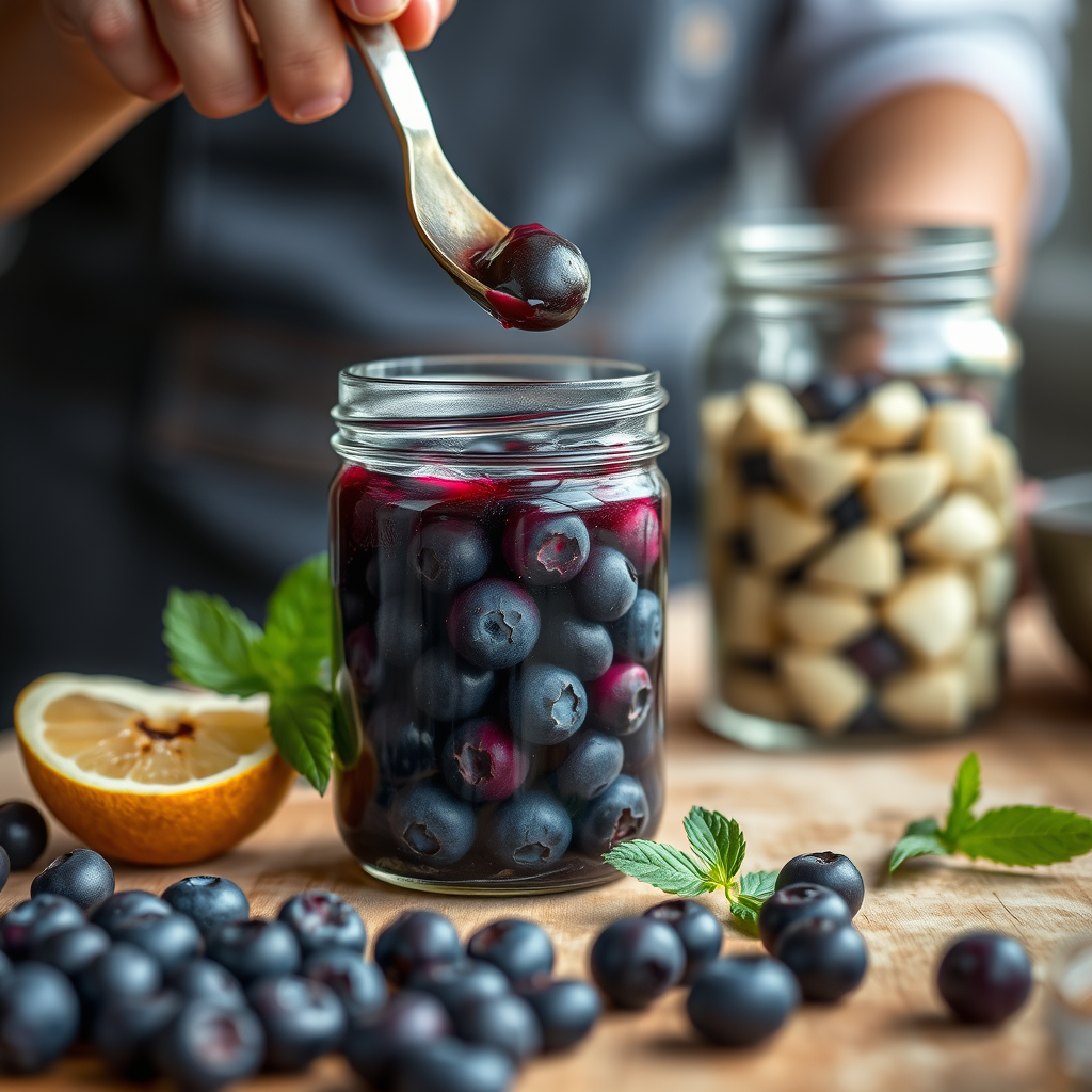 Step-by-Step Protocol - canning blueberry jam recipe