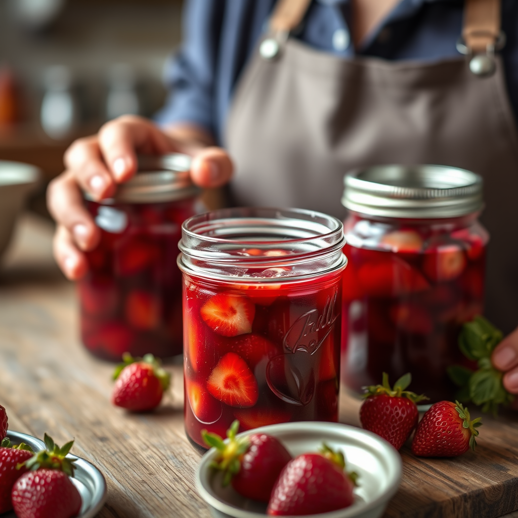Step-by-Step Protocol - canning strawberry jam recipe
