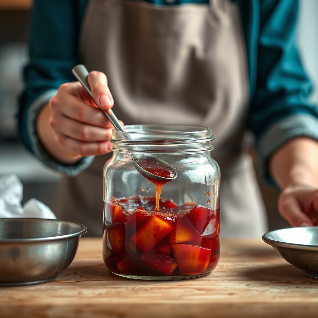 Step-by-Step Protocol - freezer peach jam recipe