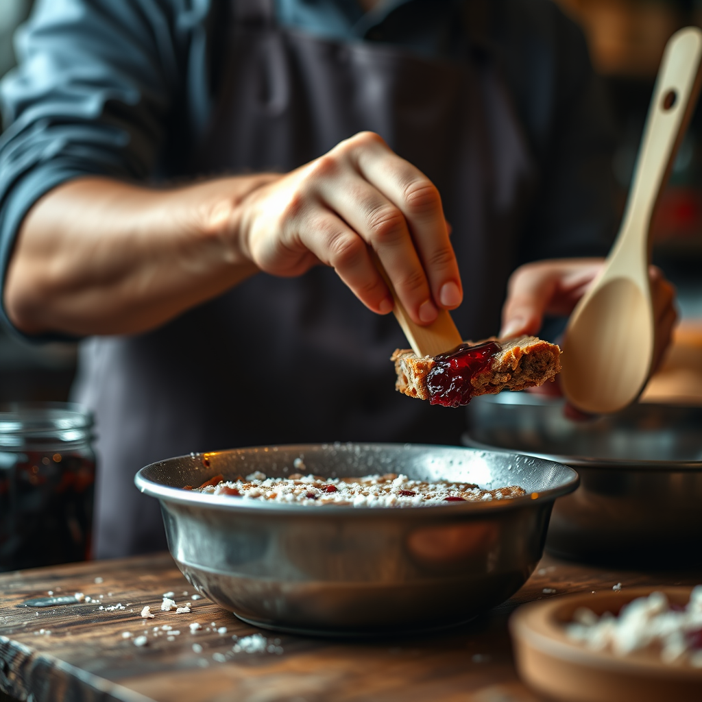 Step-by-Step Protocol - jam bars recipe