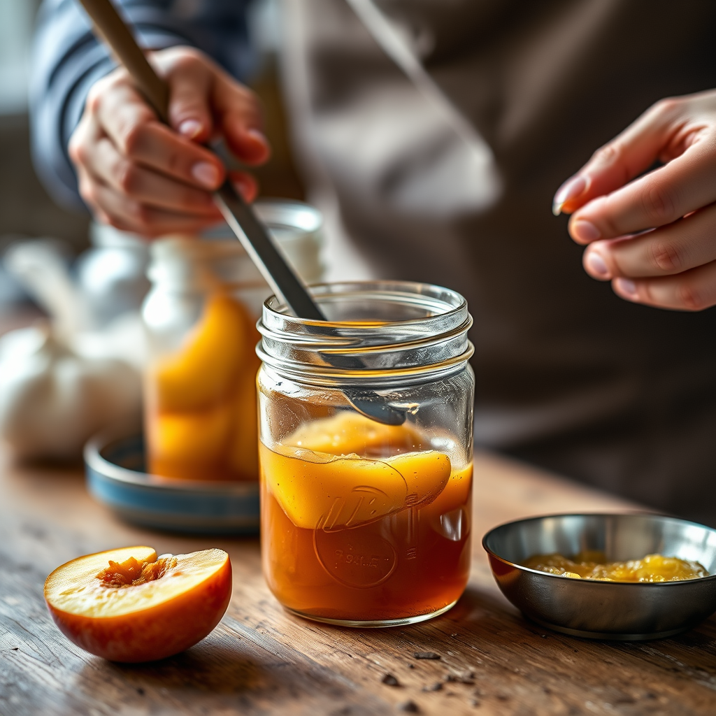 Step-by-Step Protocol - recipe for canning peach jam