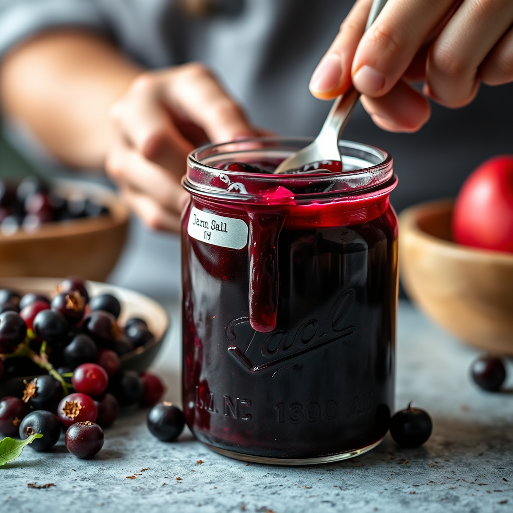 Step-by-Step Protocol - recipe for making blackcurrant jam