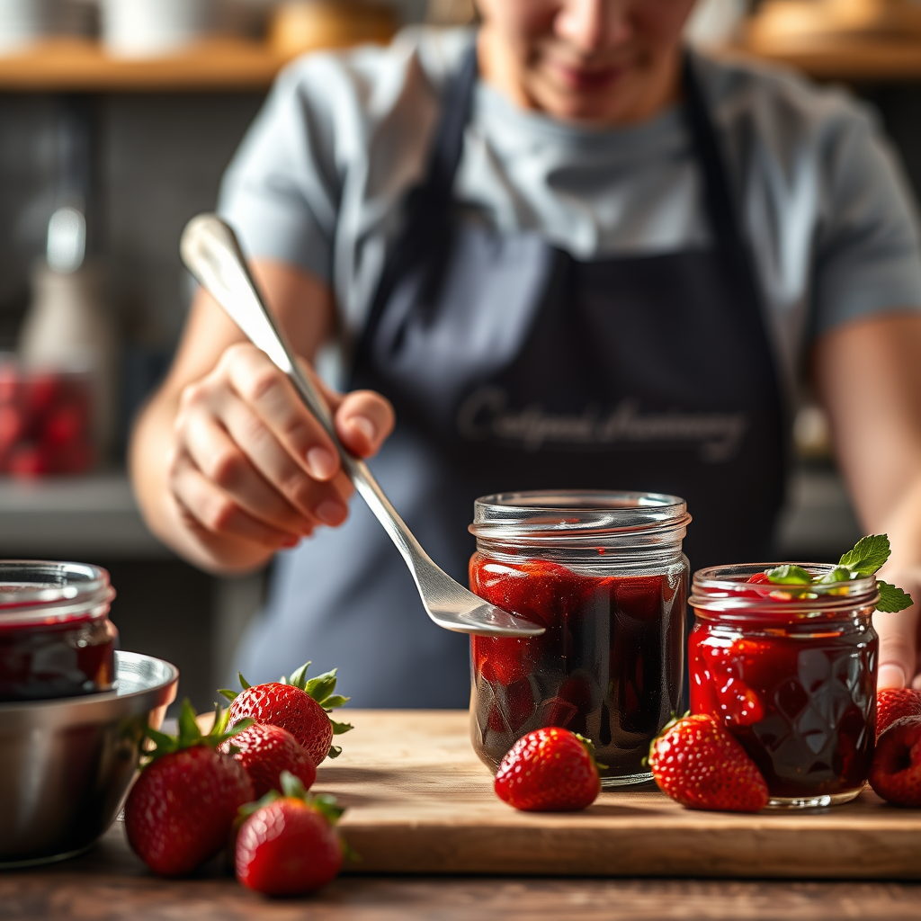 Step-by-Step Protocol - recipe freezer strawberry jam