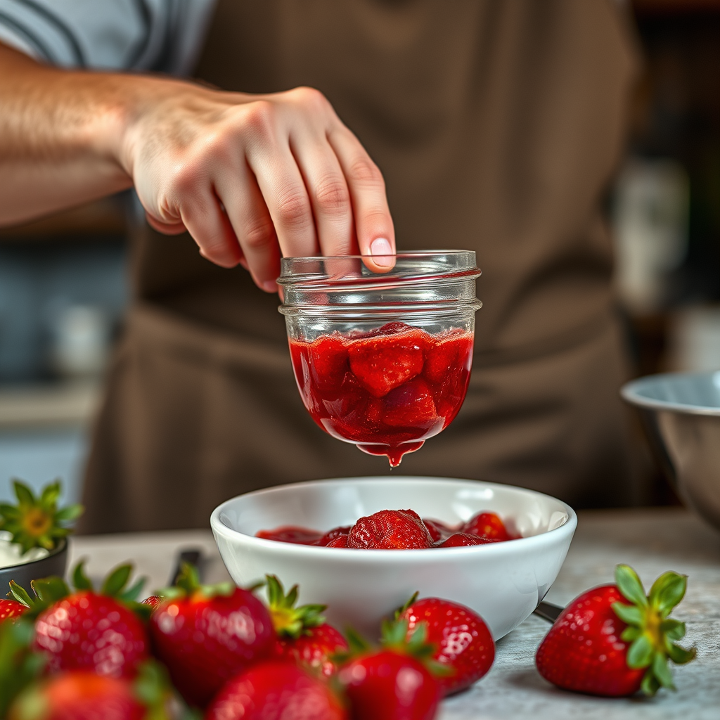 Step-by-Step Protocol - strawberry low sugar jam recipe