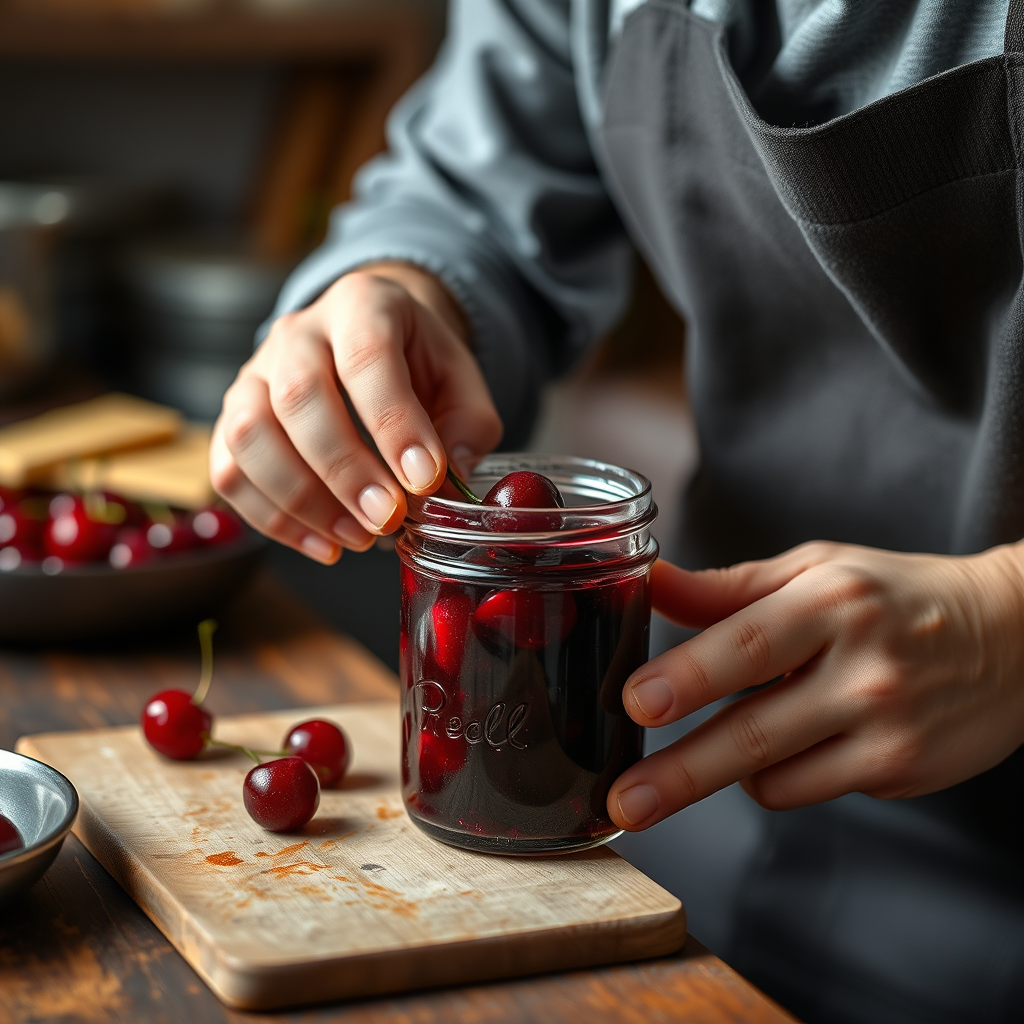 Step-by-Step Protocol - tart cherry jam recipe