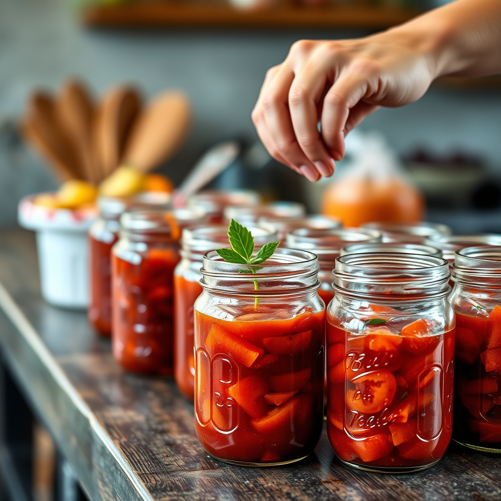 Step-by-Step Protocol - tomato jam recipe for canning