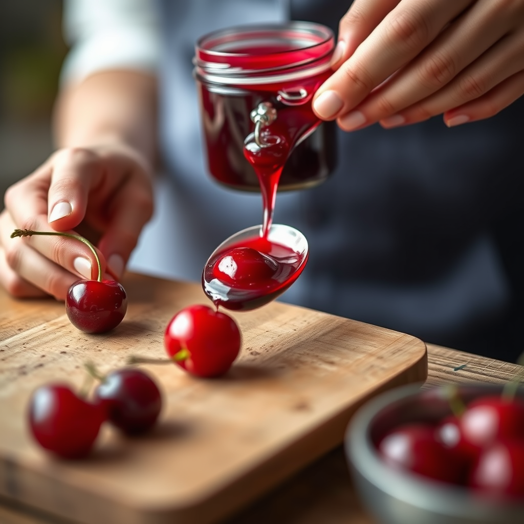 Step-by-Step Protocol - cherry jam recipe with pectin