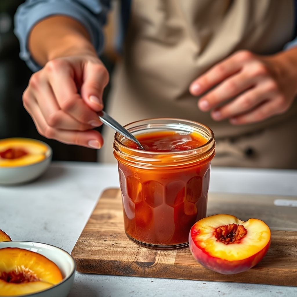 Step-by-Step Protocol - classic peach jam recipe