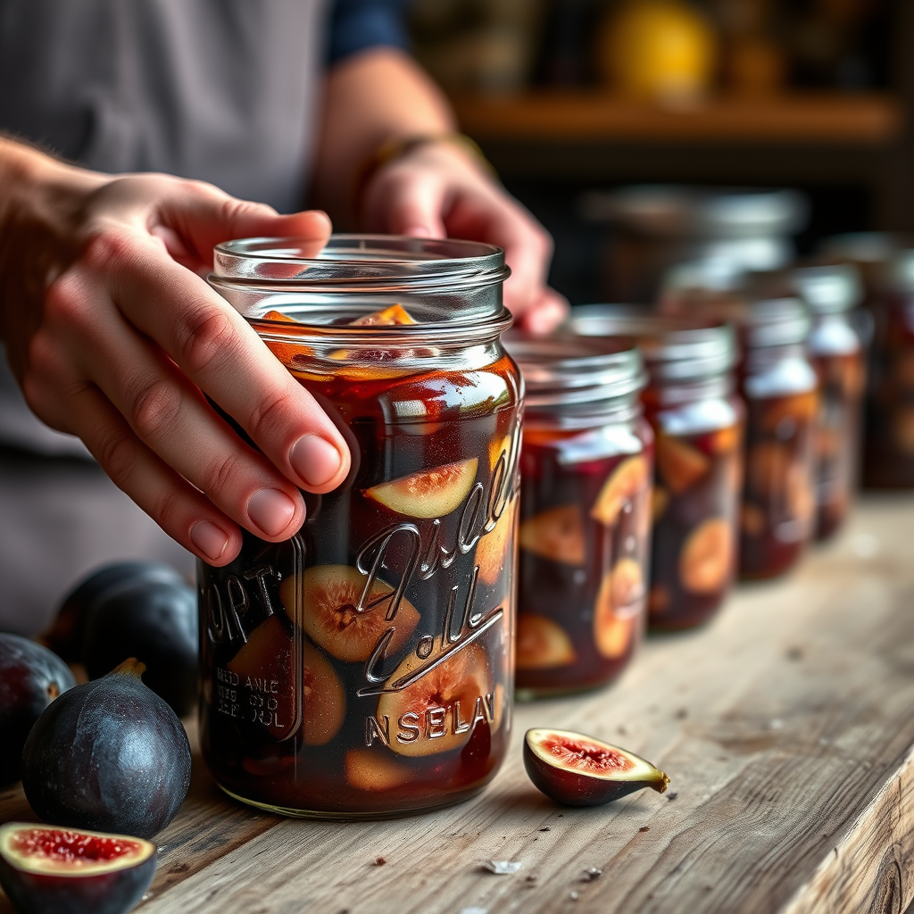 Step-by-Step Protocol - fig jam recipe canning