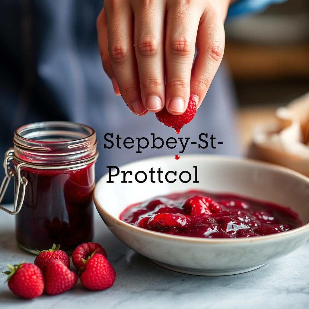Step-by-Step Protocol - no pectin raspberry jam recipe