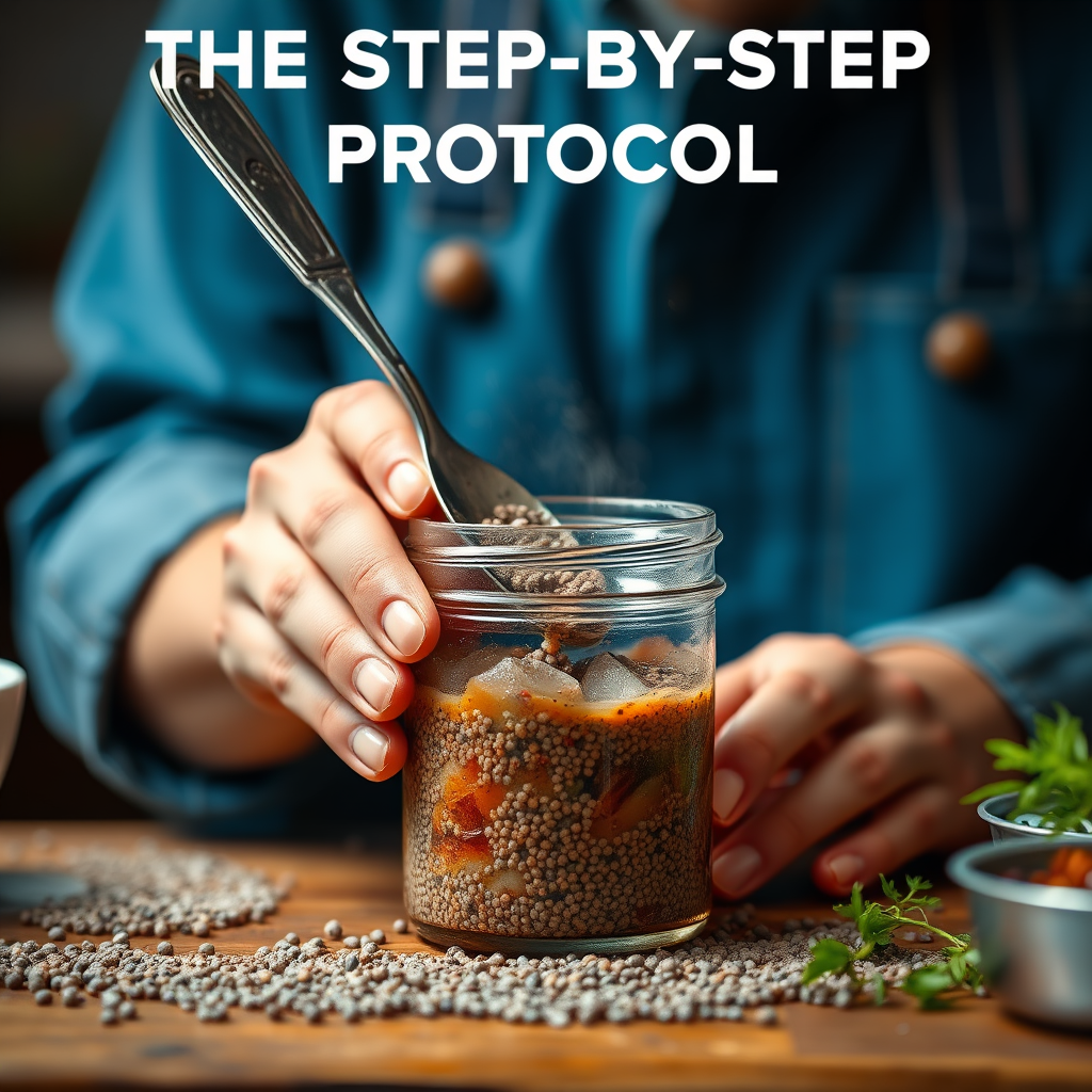 Step-by-Step Protocol - recipe chia jam