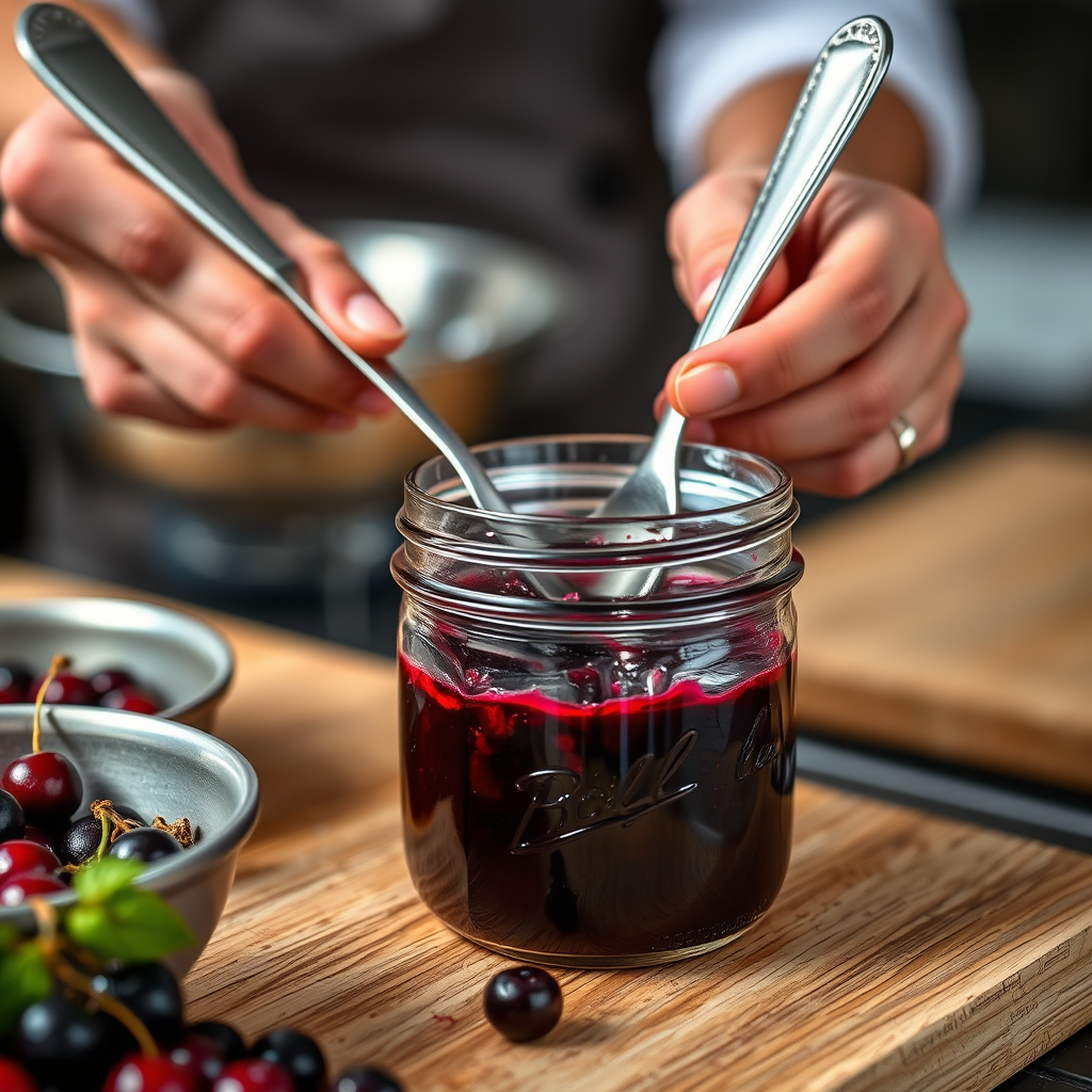 Step-by-Step Protocol - recipe chokecherry jam