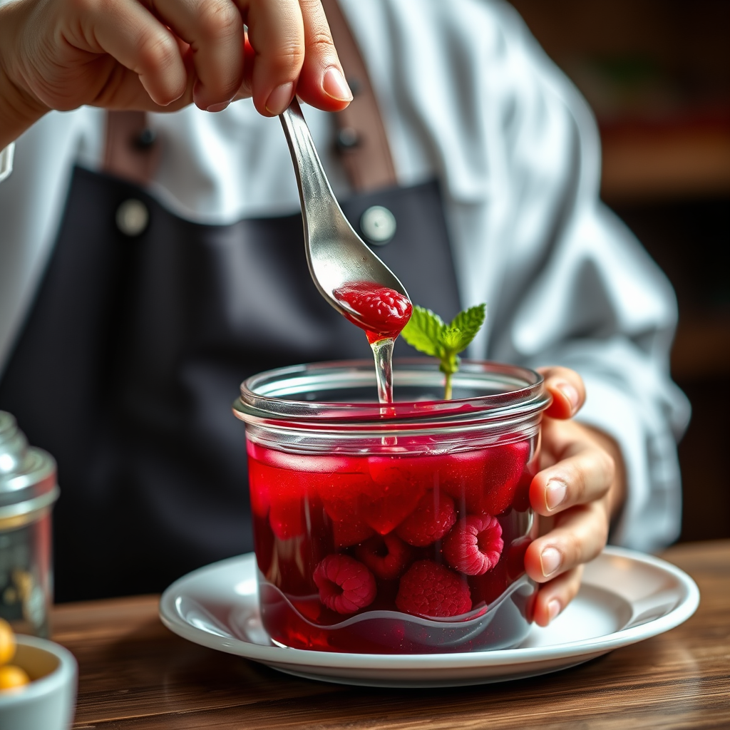 Step-by-Step Protocol - recipe for raspberry jam with pectin