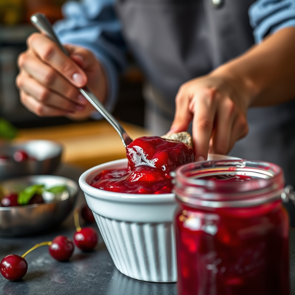 Step-by-Step Protocol - recipe of cherry jam