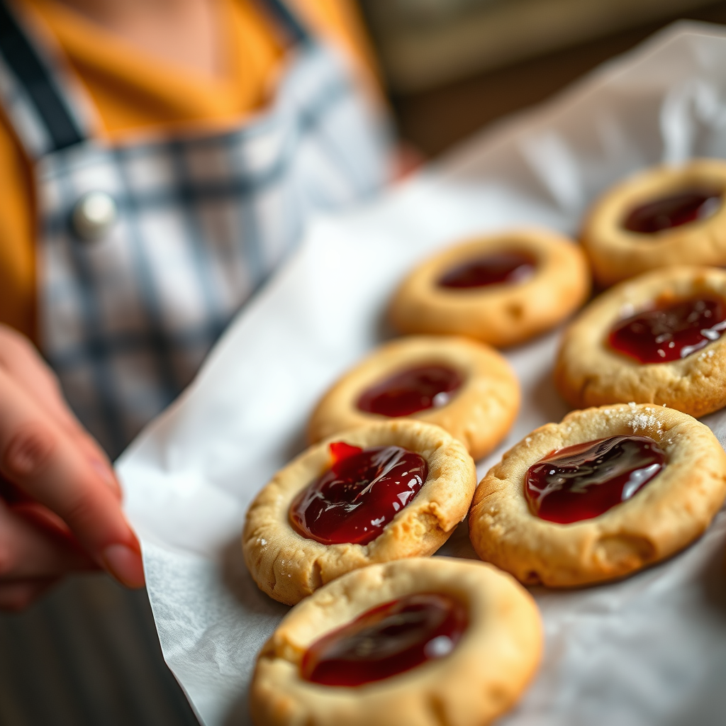 Step-by-Step Protocol - recipe thumbprint jam cookies