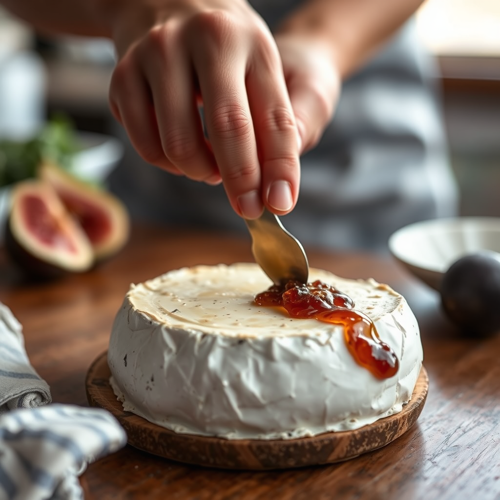 Step-by-Step Protocol - baked brie with fig jam recipe