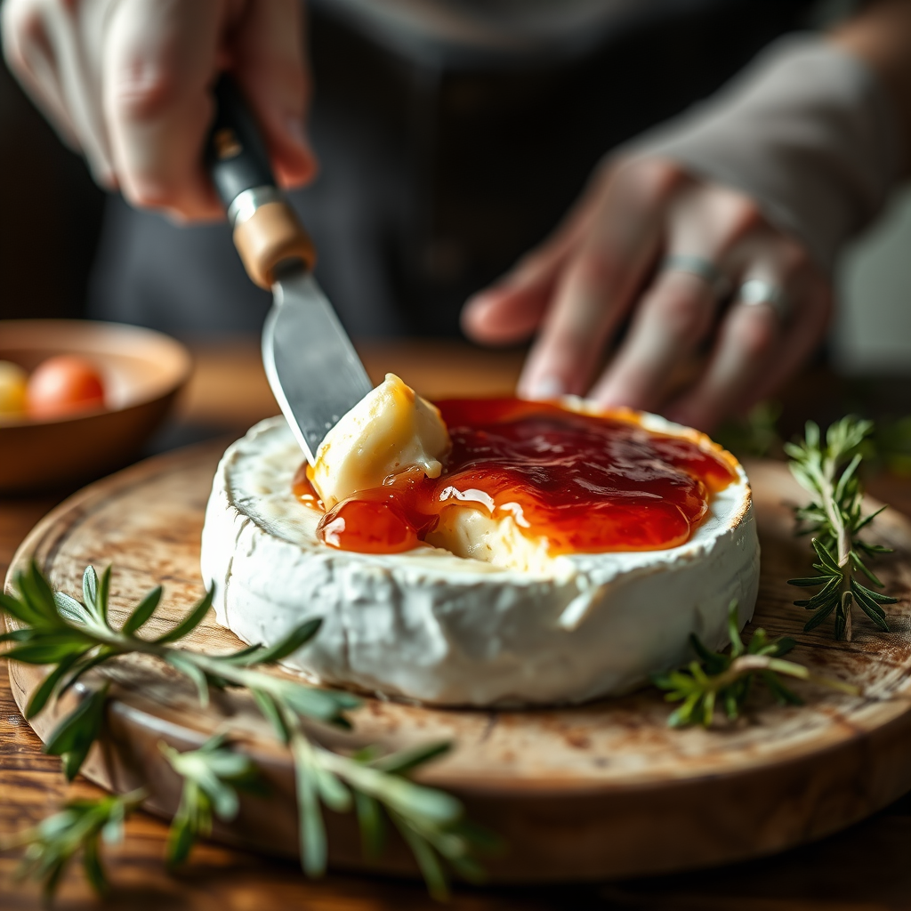Step-by-Step Protocol - baked brie with jam recipe