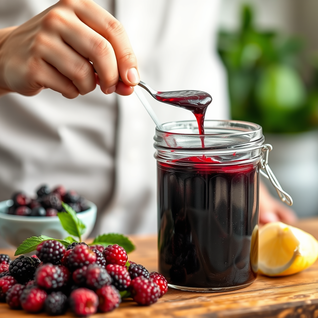 Step-by-Step Protocol - elderberry jam recipe