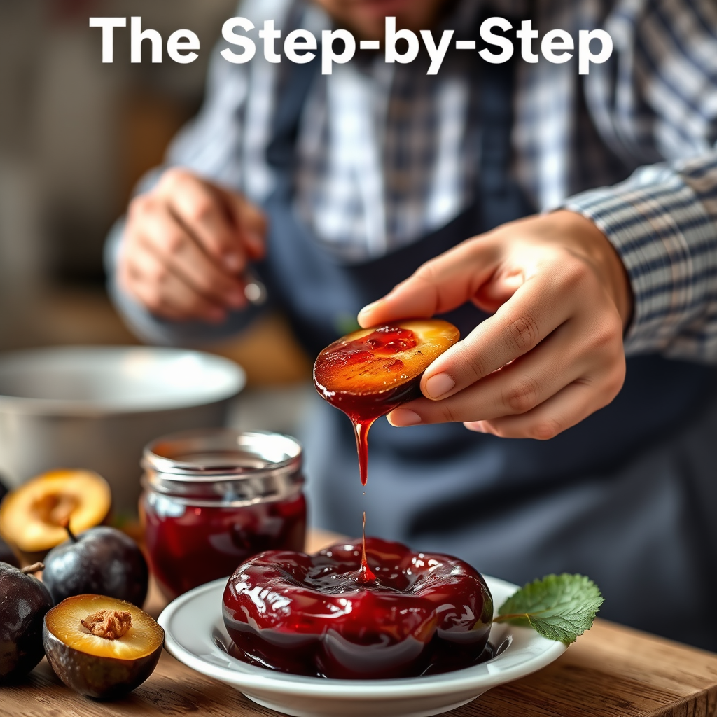 Step-by-Step Protocol - basic plum jam recipe