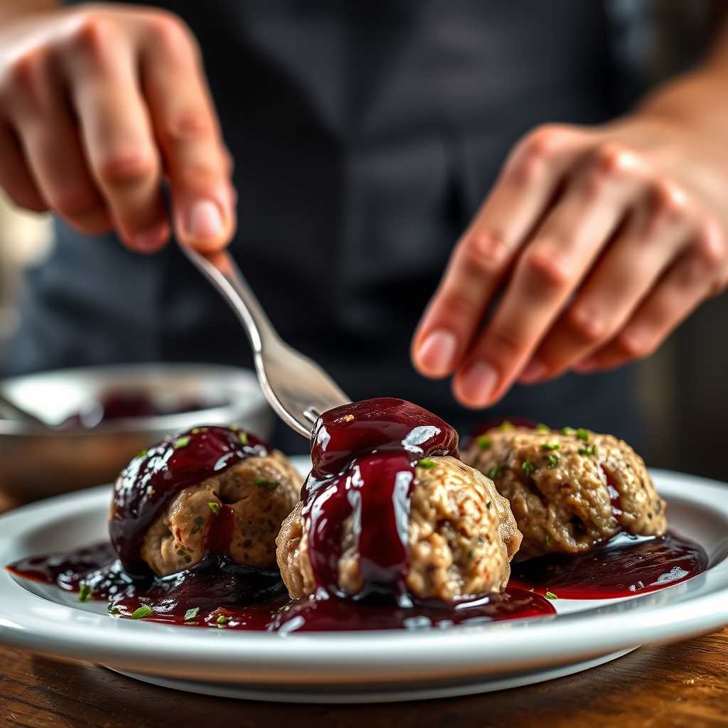 Step-by-Step Protocol - meatball recipe with grape jelly