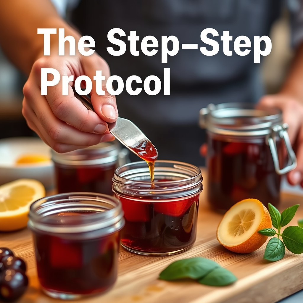 Step-by-Step Protocol - muscadine jelly recipe