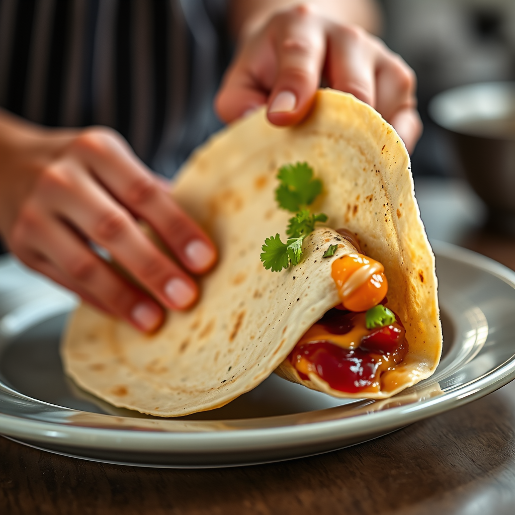 Step-by-Step Protocol - peanut butter jelly tortilla microwave recipe