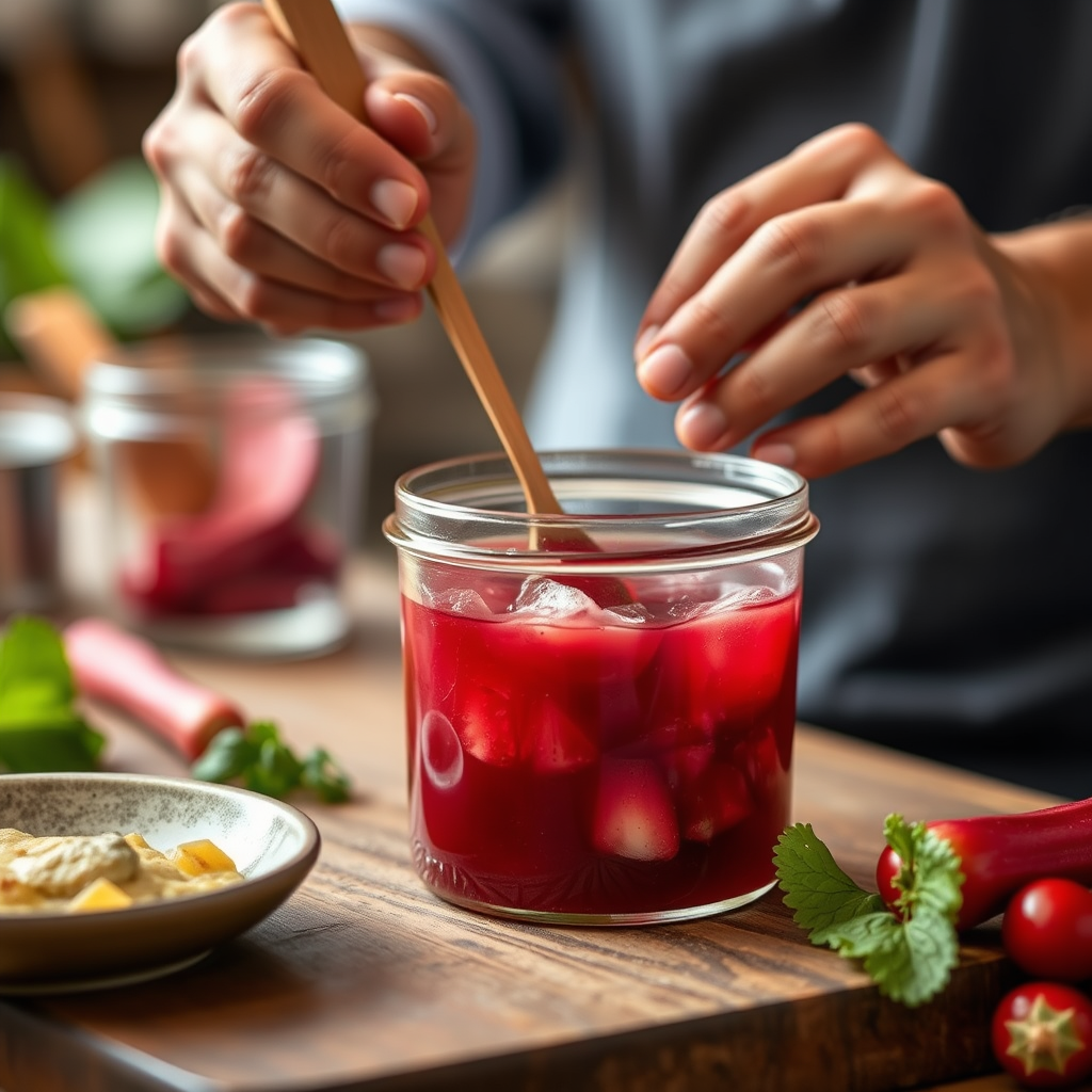 Step-by-Step Protocol - rhubarb jelly recipe