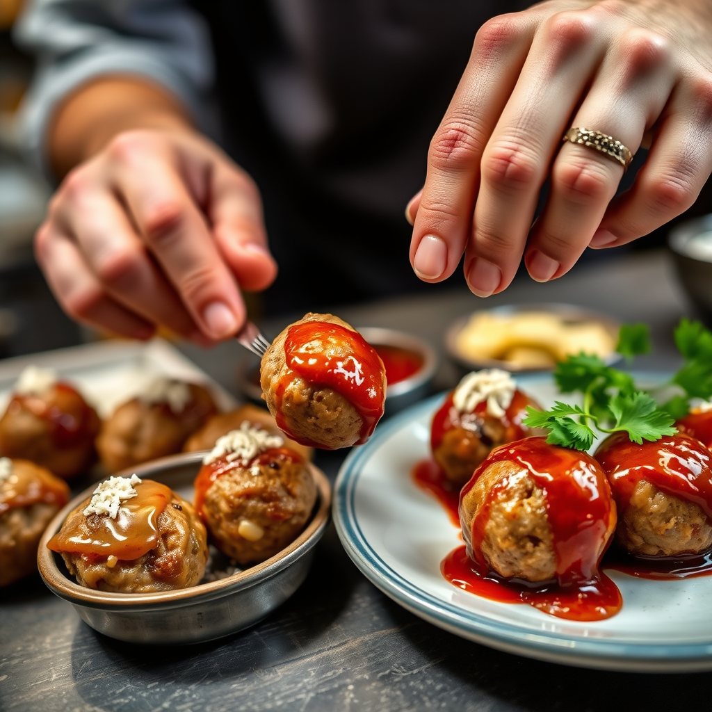 Step-by-Step Protocol - meatball recipe with grape jelly and chili sauce